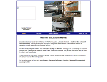 Tablet Screenshot of lakesidemarineservice.com